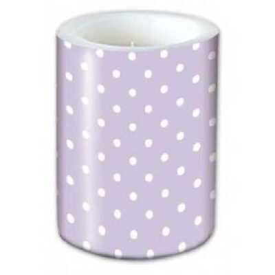 Sviečka Lampión Dots Violet