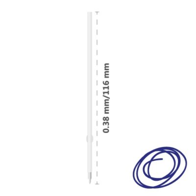 Náplň guľôčková B-38x 0,38 mm – modrá