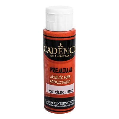 Akrylová farba CADENCE Premium, červená, 70 ml