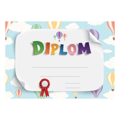 Diplom A4 – detský