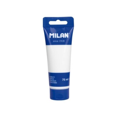 Farba akrylová MILAN 75 ml – biela