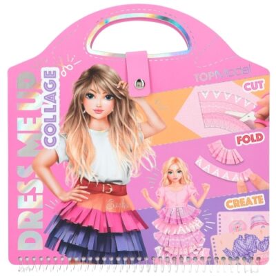 Kreatívna omaľovanka so samolepkami – Dress Me Up Collage Book
