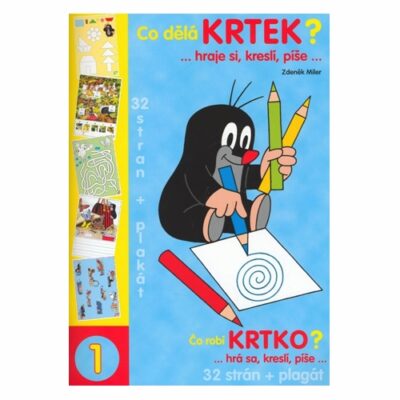 Kreatívny zošit Akim – Čo robí krtko?