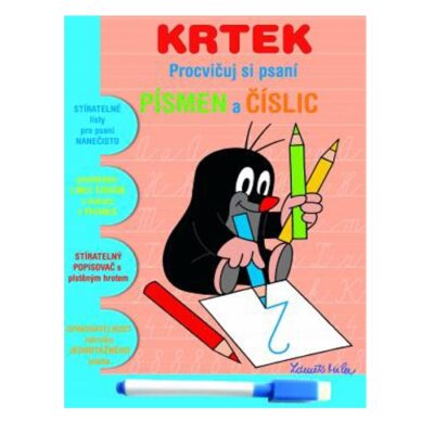 Kreatívny zošit Akim – Precvičuj si písmená a číslice, Krtko
