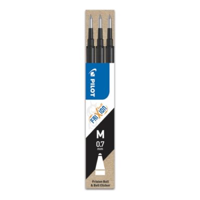 Náplň gumovacia PILOT Frixion 0,5 mm/3 ks – čierna