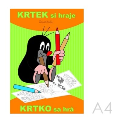 Omaľovanka A4 Akim – Krtko sa hrá