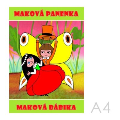 Omaľovanka A4 Akim – Maková bábika