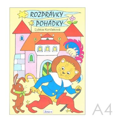 Omaľovanka A4 Litera – Rozprávky