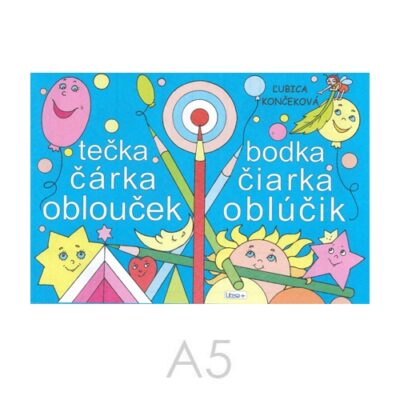 Omaľovánka A5 Litera – Bodka, čiarka, oblúčik
