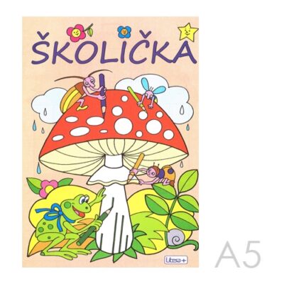 Omaľovánka A5 Litera – Školička