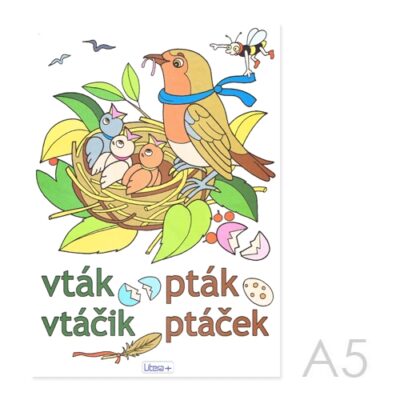 Omaľovanka A5 Litera – Vtáčik