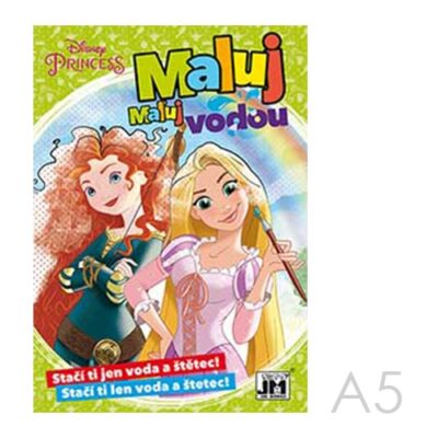 Omaľovanka Maľuj vodou A5 – Princess