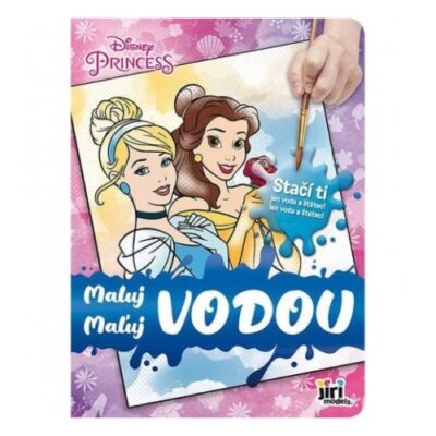Omaľovánka vodová JM A4 Disney Princezné E