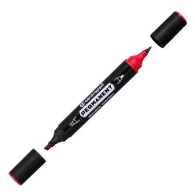 Popisovač CENTROPEN 1666 obojstranný – červený